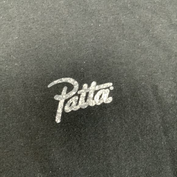 Patta T-Shirt Mens Large Black Fancy Feathers Parrot Streetwear - Picture 4 of 9